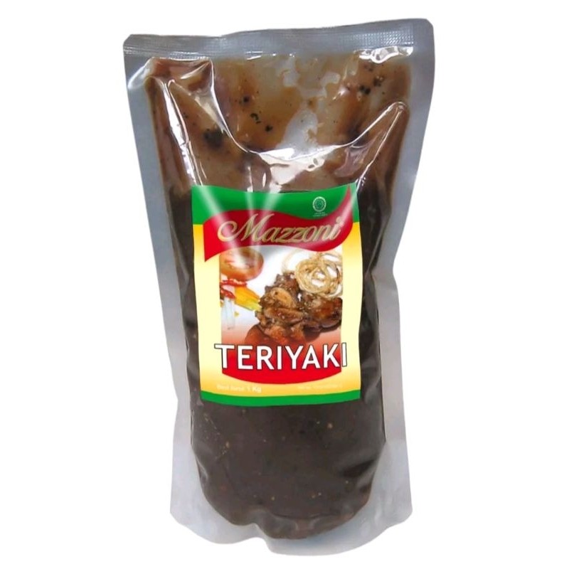 

SANS Mazzoni Sauce Teriyaki, Saus Teriyaki Nett 1 Kg