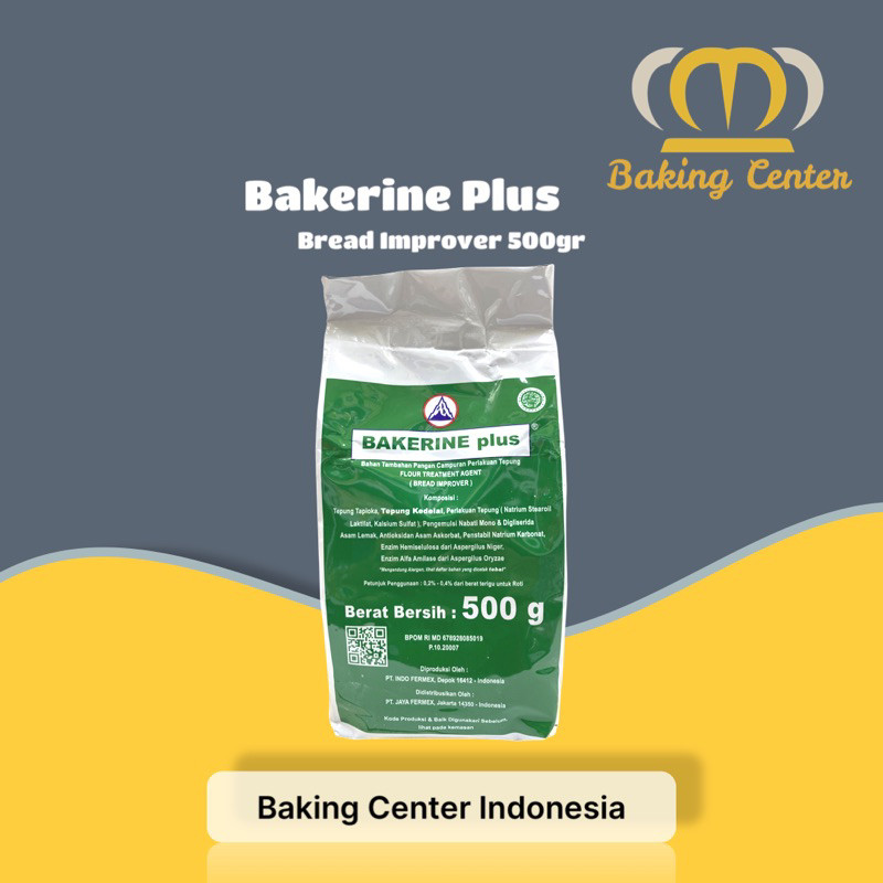 

SANS Bakerine Plus Bread Improver 500gr / Pelembut Roti Bakerine Plus 500gr