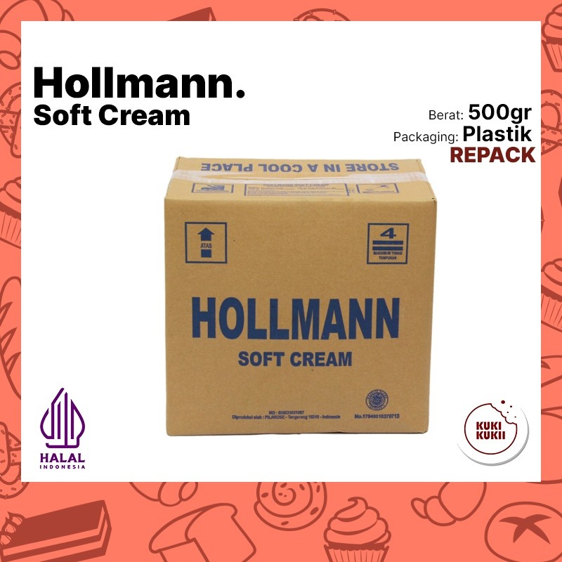 

SANS Hollmann Soft Cream 500gr Hollman Soft Cream Lemak Beroti 500 gr