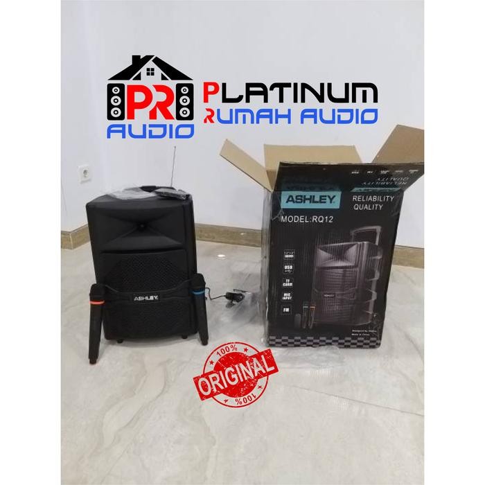 Speaker Portable Meeting Wireless ASHLEY RQ12 / RQ-12(12inch)ORIGINAL