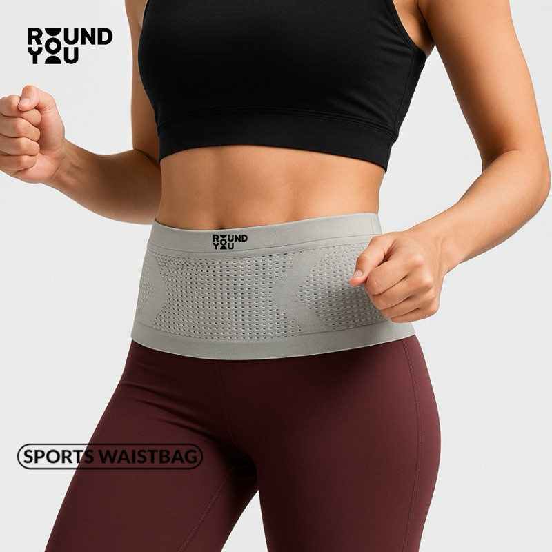 Gboiishop - Waist Bag Sport Lari Gym Sabuk Pinggang Olahraga Anti Goyang Nyaman Elastis Simpan HP