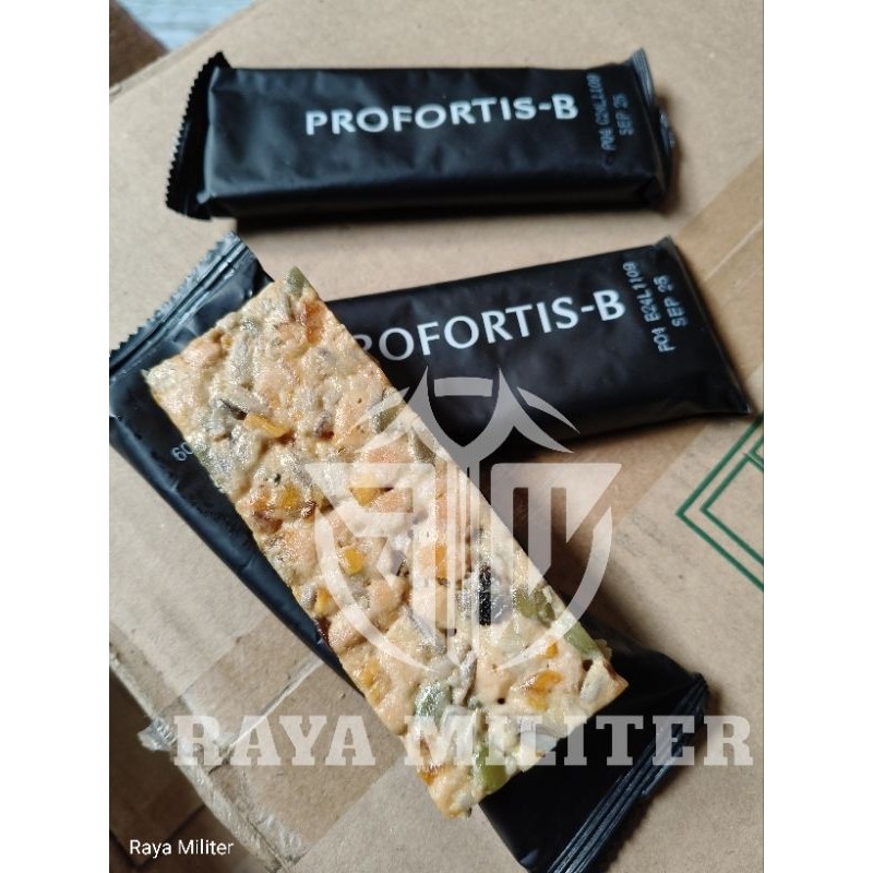 

FITBAR TNI/ ROTI TNI / BISKUIT TNI/ MAKANAN TNI / MAKANAN TENTARA / PROFORTIS-B TERLARIS