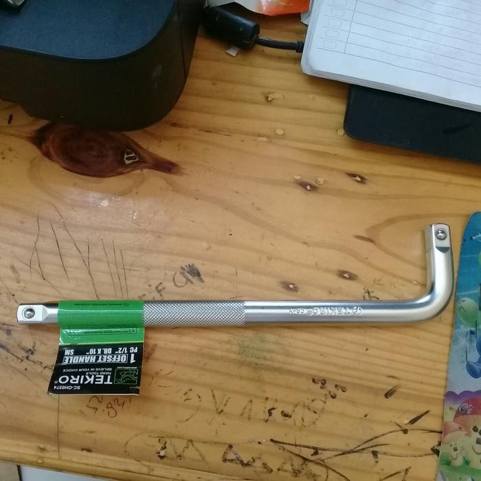 PROMO / TERMURAH Gagang Sok L Tekiro DR 1/2" Gagang Kunci Sok Tekiro TERBAIK