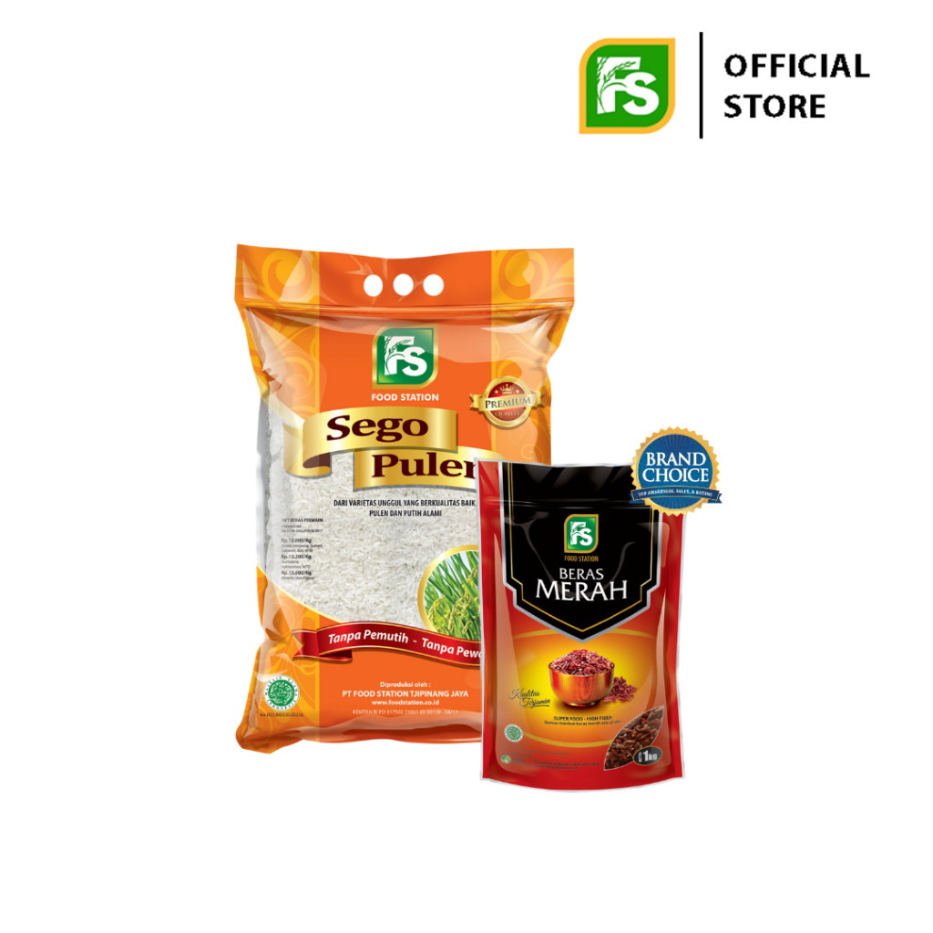 

Bundling Fs Sego Pulen 5 Kg + Beras Merah 1 Kg