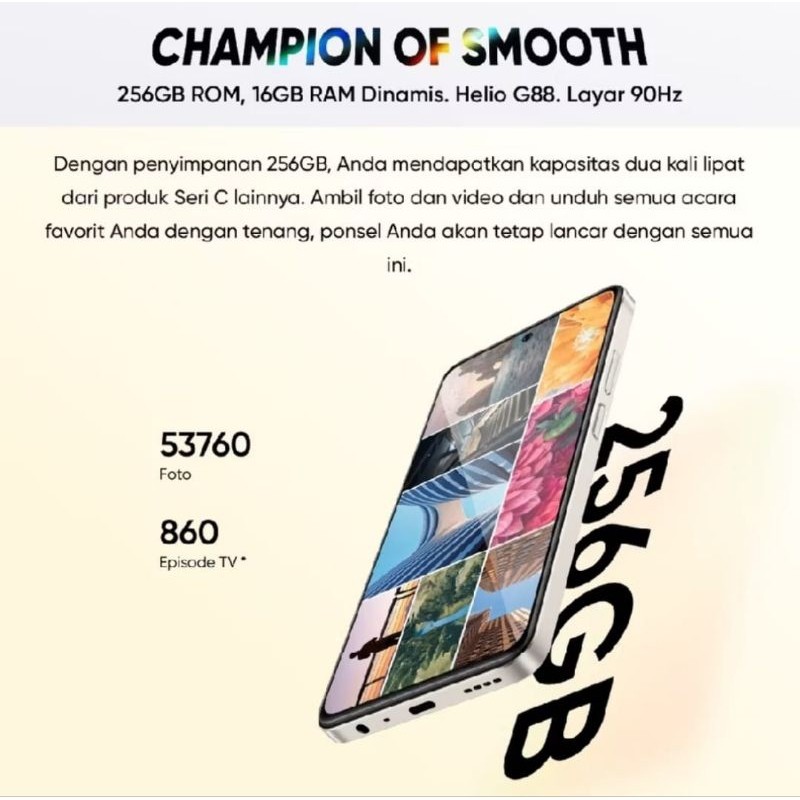 RB2233 [PROMO] HP REALME C55 Ram 6+128GB & 8+256GB Dual Camera 64MP Fast Charging 33Watt Battery