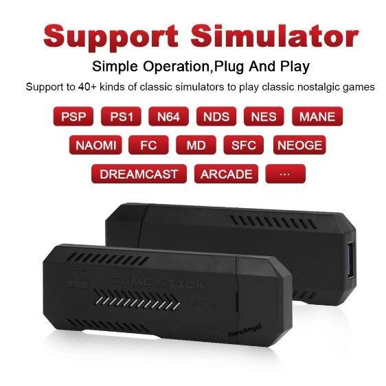 4K Game Stick Gen 2 Plus X2 Plus Game Console Wireless Gamepad Hdmi