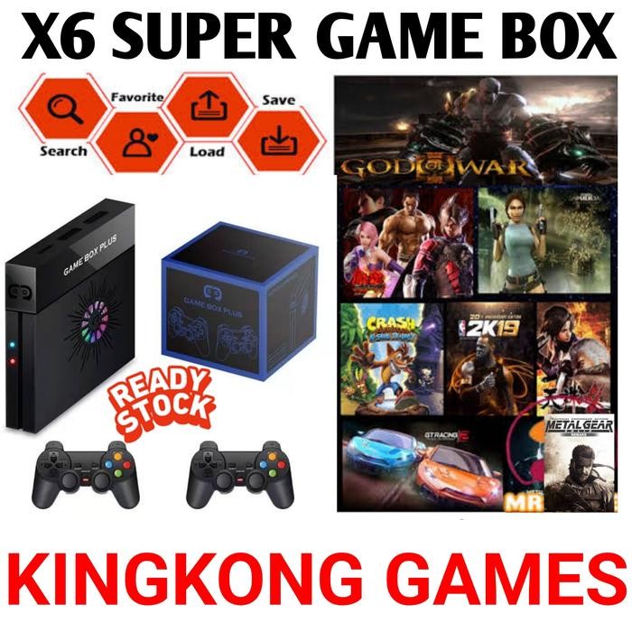 Super Game Box Plus -X6 Super Game Box Wireless Game Box Family Retro