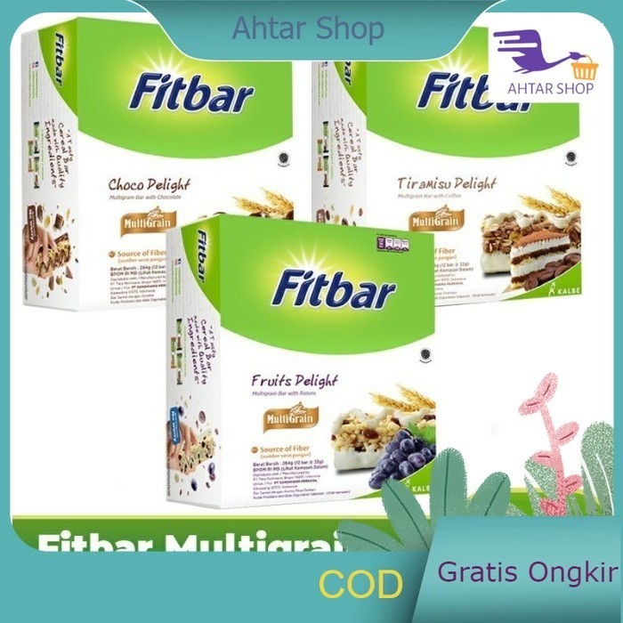 

RATU Fitbar 1 Box Isi 12pcs Coklat Fruits Cheese Keju Tiramisu Distributor