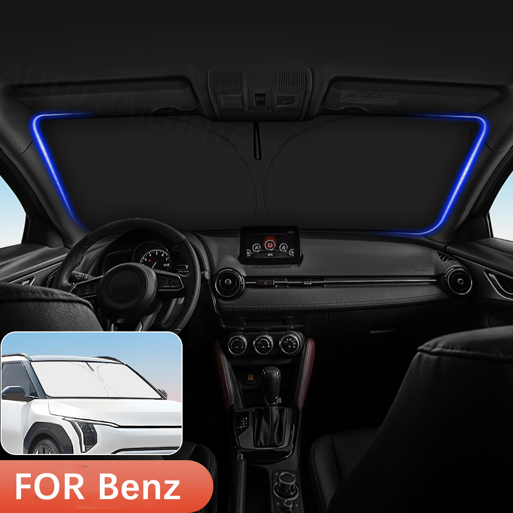 Car Windshield Sunshade Cover Front Window Sun Shade Visor For Mercedes Benz W213 W212 W211 W210