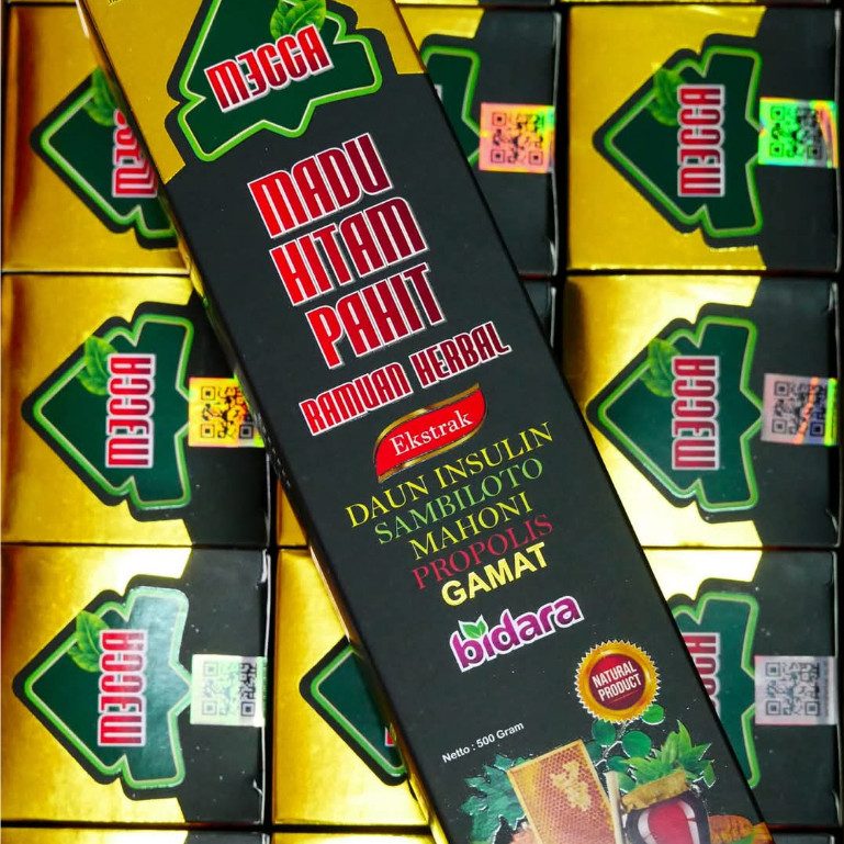 

RATU MECCA Madu Hitam Pahit Insulin Gamat Sambiloto Bidara Menurunkan Gula Darah Diabetes