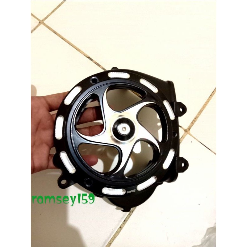 cover kipas vario 110 fi 2013 2014 2015 set spiner cnc cover pelindung kipas Vario 110 fi lama set