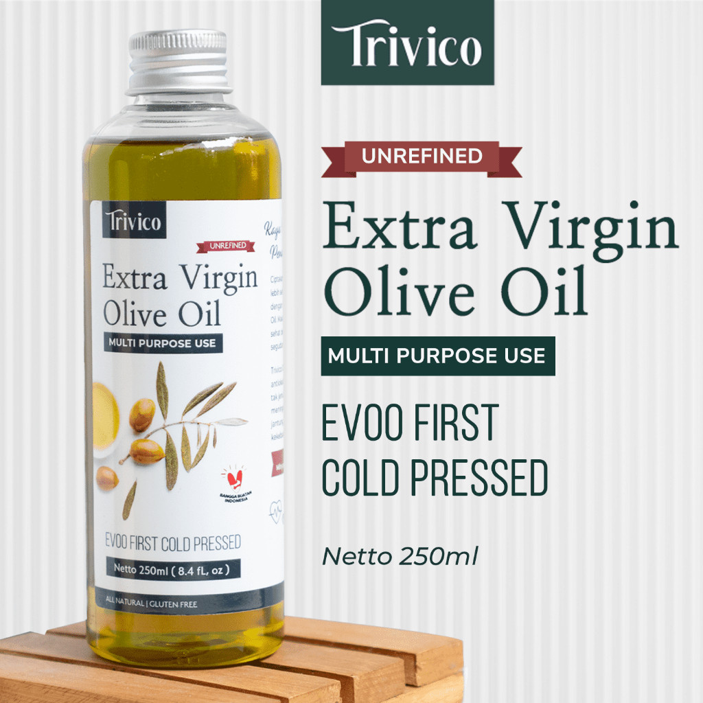

Trivico Extra Virgin Olive Oil (EVOO) 250ml - Minyak Zaitun Murni Berkualitas Tinggi