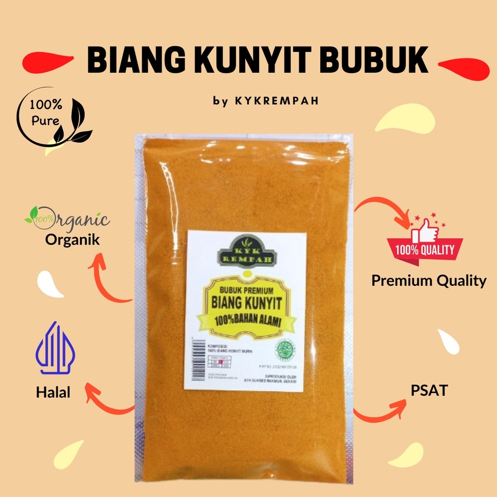 

RATU BIANG/EMPU/INDUK Kunyit Bubuk PREMIUM