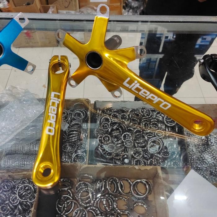 ARM CRANK CHAIN RING LITEPRO HOLLO 2 LITEPRO INCLUDE BB COMPLET