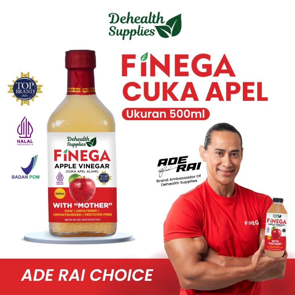 

Shakamori - Dehealth supplies FINEGA CUKA APEL 500ml KACA