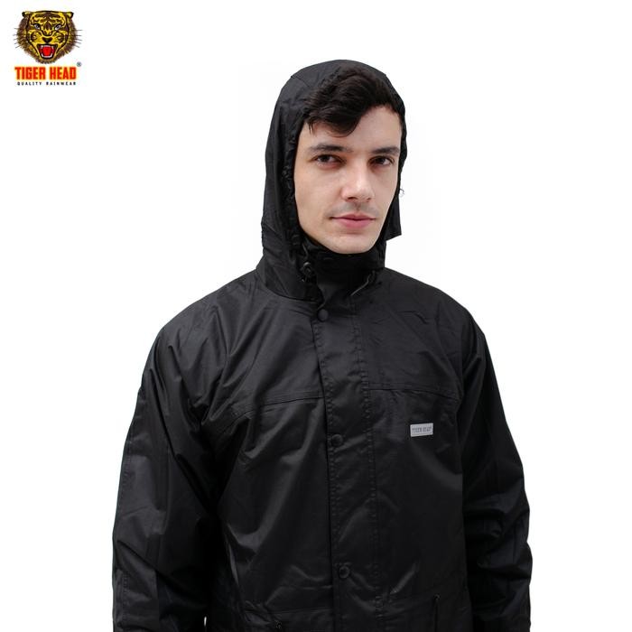 Promo Tiger Head Stelan Jaket Waterproof Casual 68314 Termurah