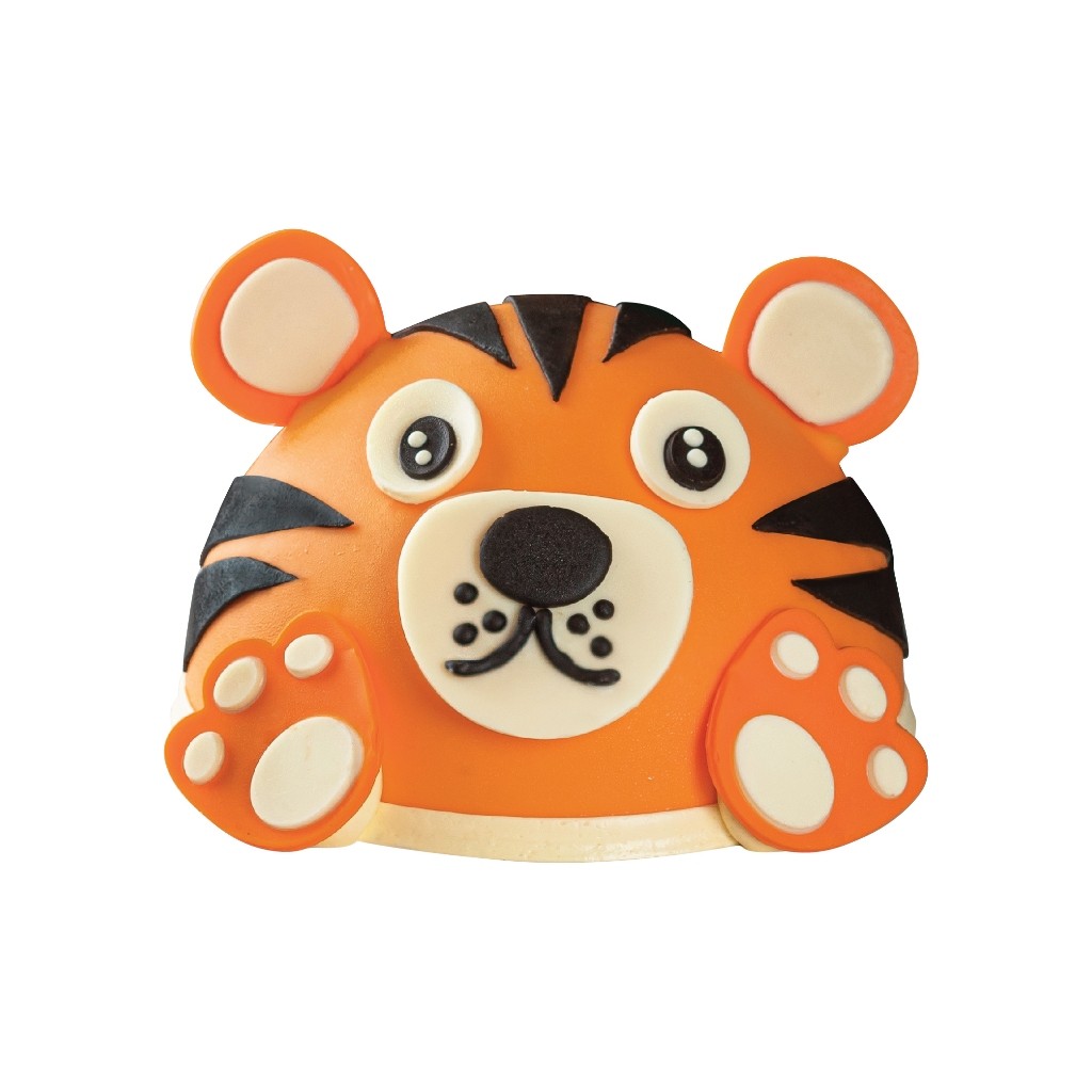 

Tous Les Jours - Roaring Tiger Cake Cokelat Lucu 18cm
