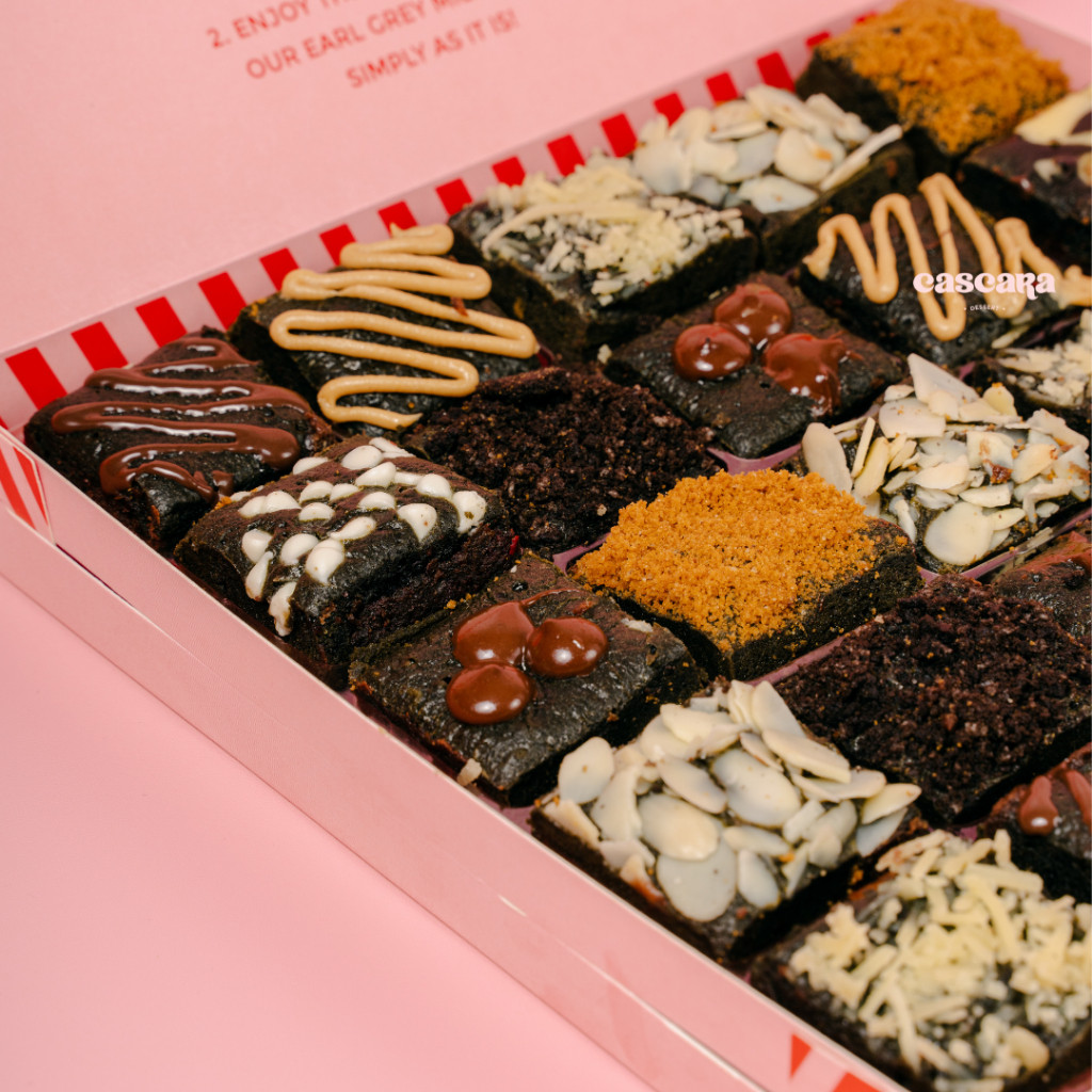 

Cascara Cookies - Kue Fudgy Brownies Ulang Tahun Cokelat Matcha Red Velvet Tulisan Huruf Ultah 20cm