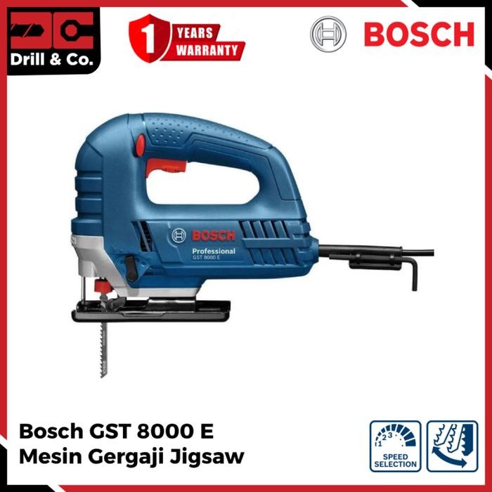 Bosch GST 8000 E Mesin Gergaji Jigsaw / Gergaji Jigsaw