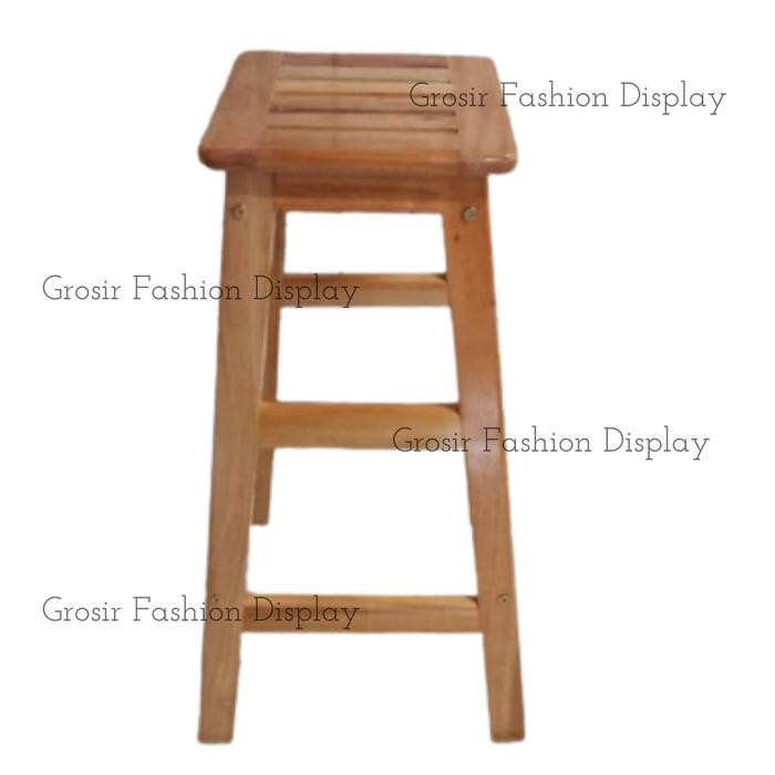 Kursi Kayu Cafe Kursi Konter Kursi Baso Kursi Bar - Bh