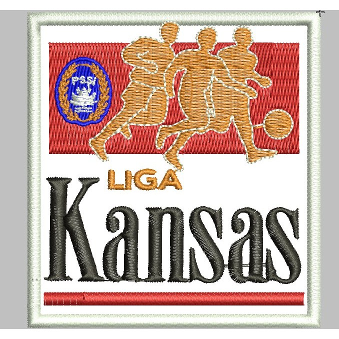 BCP-427 PATCH BORDIR PSSI LIGA KANSAS BOLA LOGO AKSESORIS