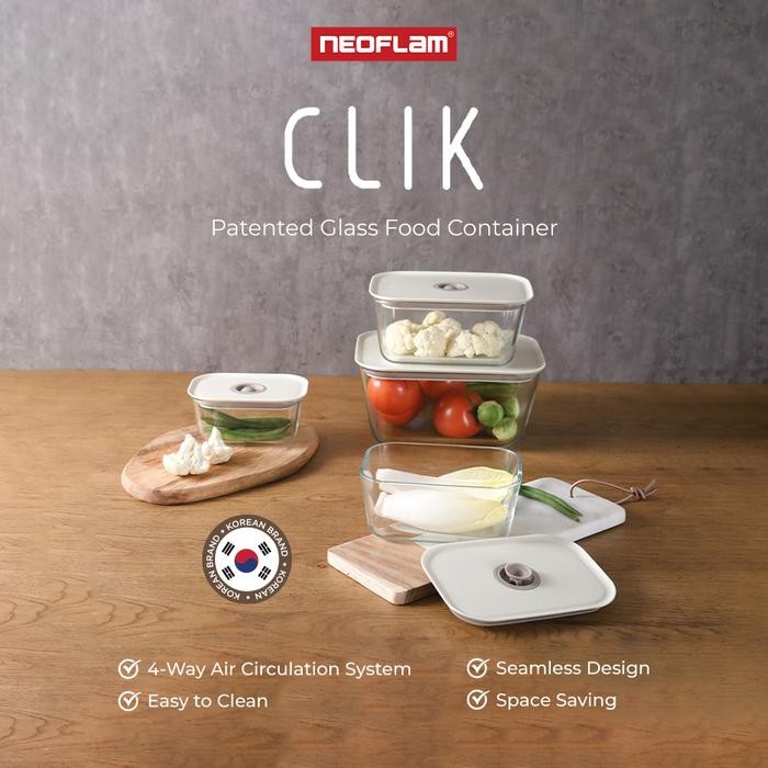

Neoflam Clik Glass Food Container