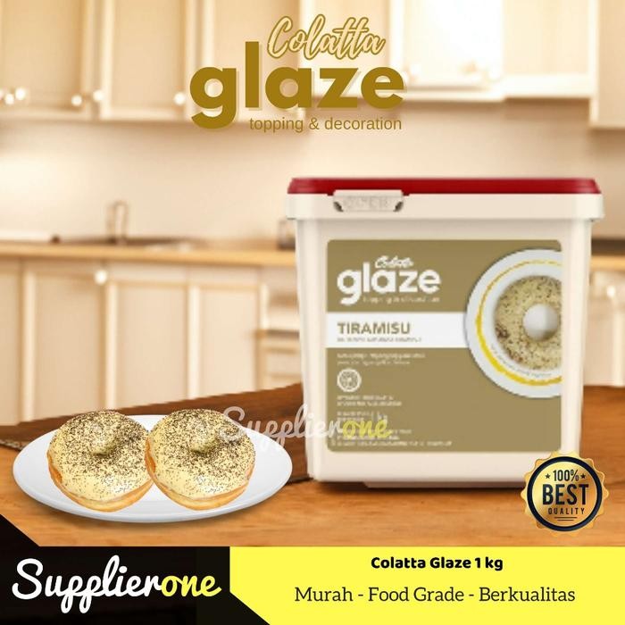 

JTTOP" COLATTA GLAZE / SELAI DARK COKELAT 1KG / SELAI TIRAMISU 1KG / SELAI ROTI / TOPPING SELAI