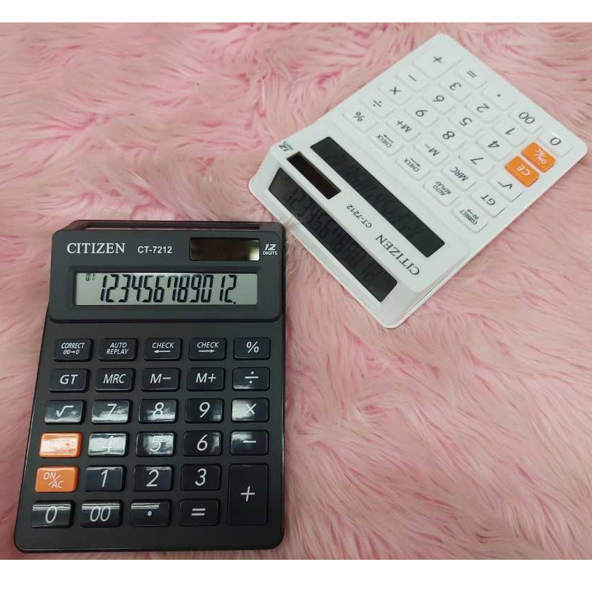 

KALKULATOR 2 LAYAR CITIZEN CT-7212 CALCULATOR DUAL DISPLAY TENAGA SURYA / BATERAI