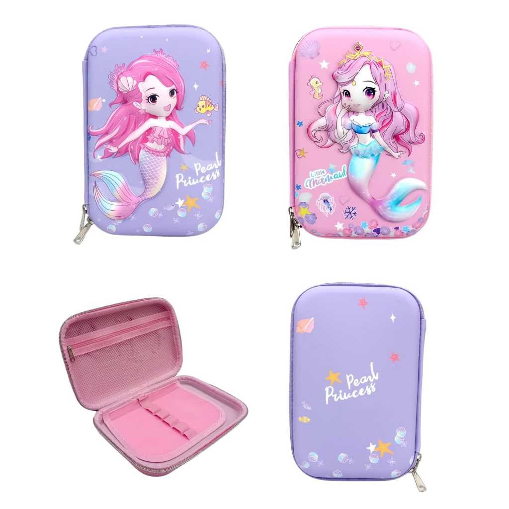 

Kotak Pensil 3D timbul Mermaid Little Princess Tempat Pensil 3D Timbul Mermaid Original Perlengkapan