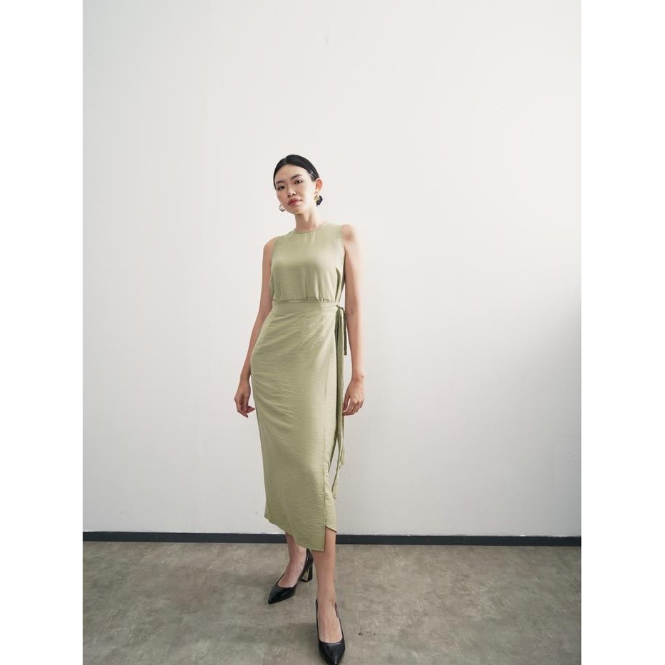Pafon Babba Dress - Sage Pafon