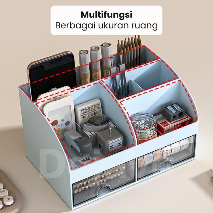 

DEJAVU KOTAK ORGANIZER ALAT TULIS MEJA KANTOR RAK KOSMETIK LACI DESKTOP STORAGE SERBAGUNA HSB686