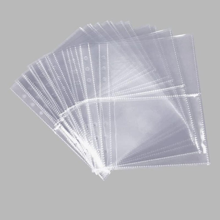 

SLEEVE POCKET A5 (ISI 10) 6 RING ALBUM BINDER NOTEBOOK PHOTOCARD DIARY