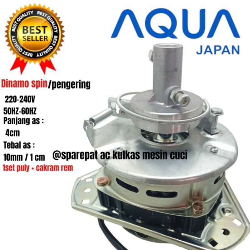 just1 Dinamo Spin Pengering Mesin Cuci Aqua 2 Tabung