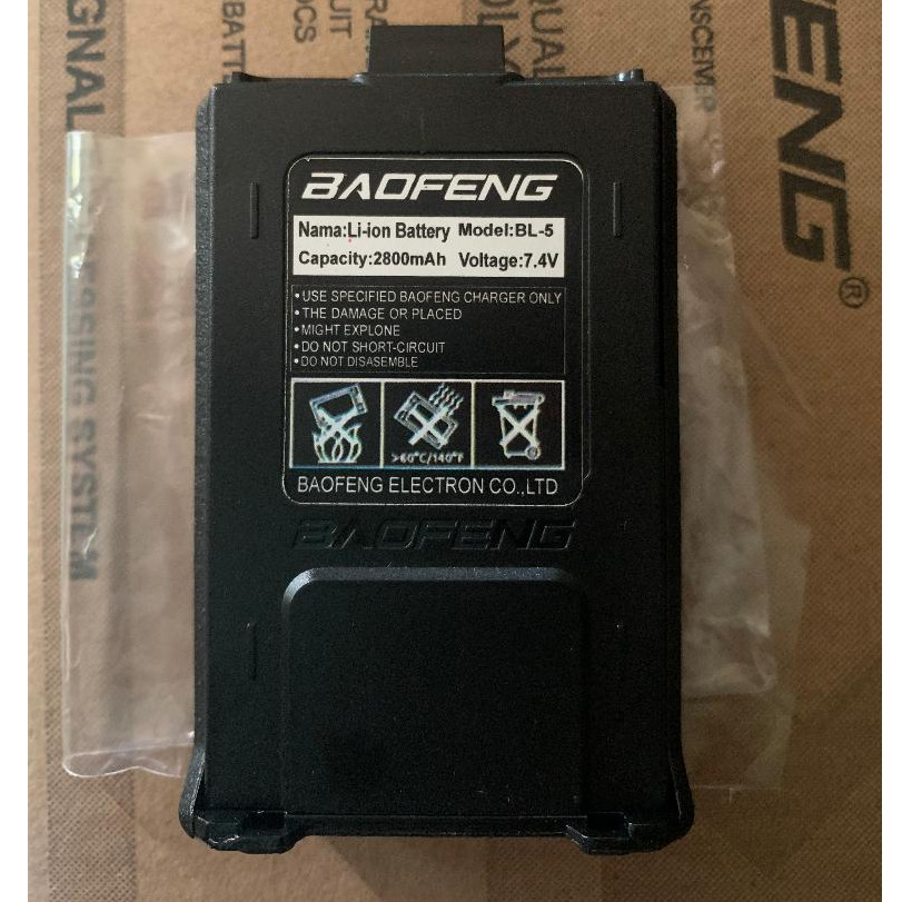 battery Baofeng uv5r battery 2800mAh Baterai 5R Baofeng Bisa