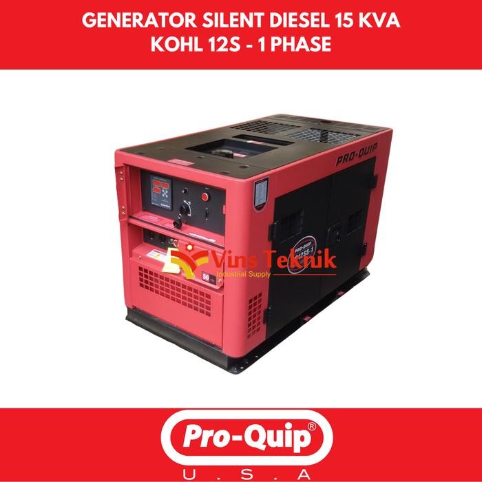 ___ Genset Silent Diesel KOHL 12 S Genset Generator 12KVA PROQUIP KOHL12S