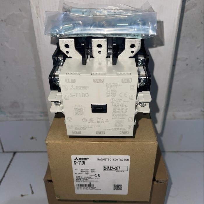 MAGNETIC CONTACTOR MITSUBISHI S-T100 / CONTACTOR ST100 MITSUBISHI / KONTAKTOR ST-100 ORIGINAL BEST