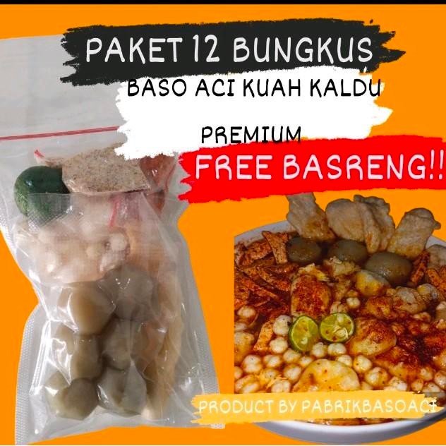 

PAKET BASO ACI 12 PCS SUPER HEMAT BASO ACI PREMIUM 12 BUNGKUS DENGAN KUAH KALDU Food Cuangki Instan