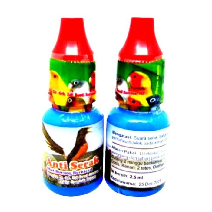Original.. Anti Serak Dr Edhi Obat Burung Serak Gacor Anti Serak Dr Edi