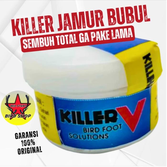 Ready.. Killer V Kiler V Salep Kaki Burung / Obat Kaki Burung Kenari Bengkak I