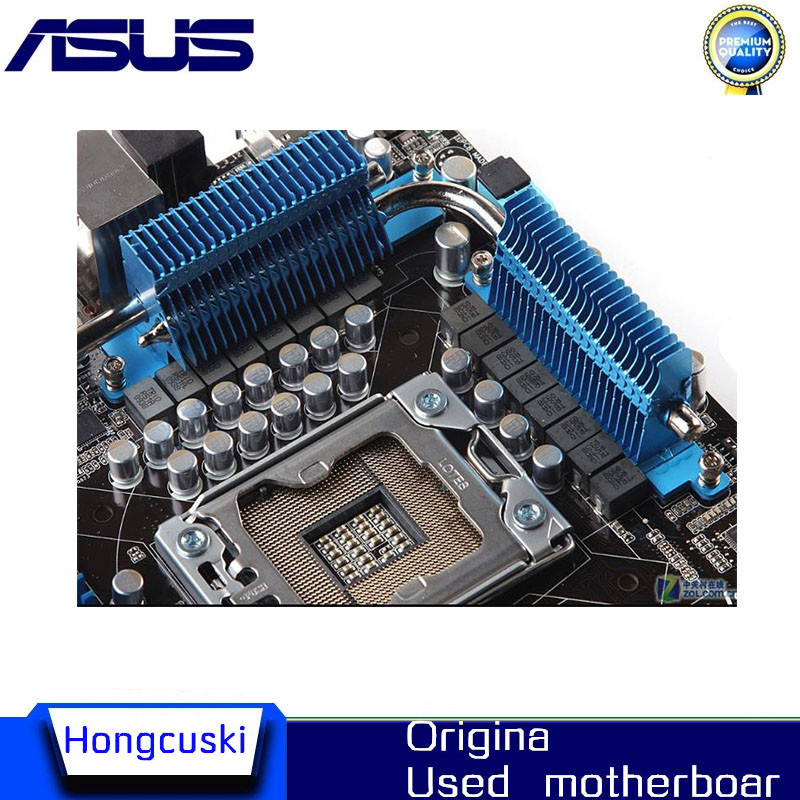 Used X58 1366 X5670 i7 Motherboard For Asus P6X58D Premium Desktop Socket LGA 1366 DDR3 SATA3 ATX UE