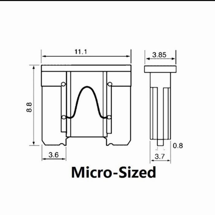Sekring/Sikring Fuse Buntung Motor/Mobil Innova,Fortuner,Yarisjazz 25A Kode 074