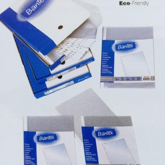 

Bantex Plastik PP Pocket Folio Antiglare 0,09mm 2045 (100lembar)