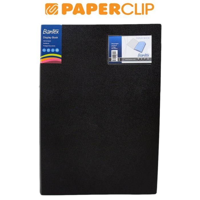 

DISPLAY BOOKS / CLEAR HOLDER BANTEX 3187 F4/60 10 BLACK