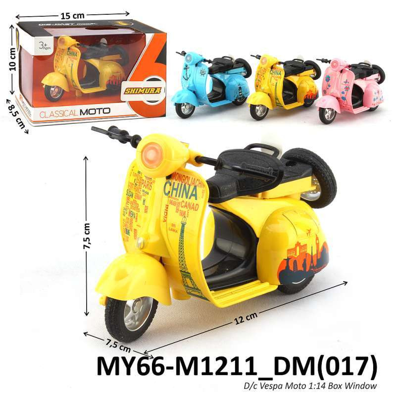 Diecast Miniatur Motor Mainan DIecast Replika Motor