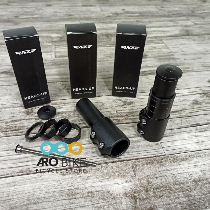 ORIGINAL.. PENINGGI STANG SEPEDA MTB RAZE ADAPTOR STEM FORK EXTENDER RING SPACER