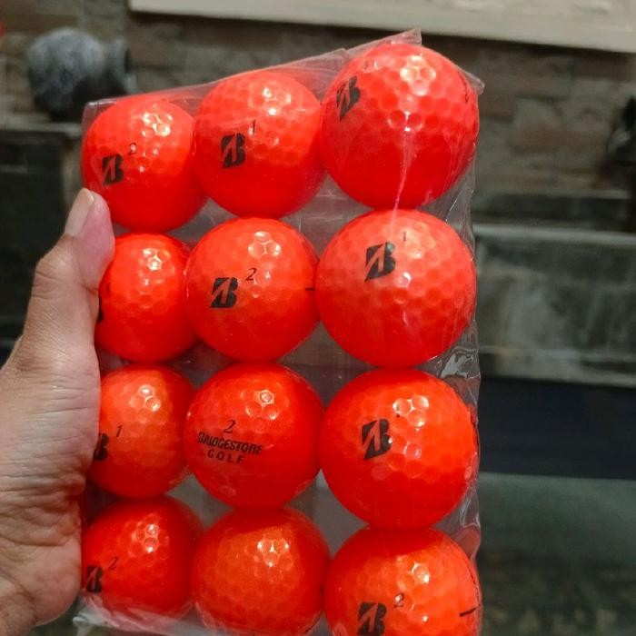 BOLA GOLF BEKAS BRIDGESTONE ORANGE GRADE A