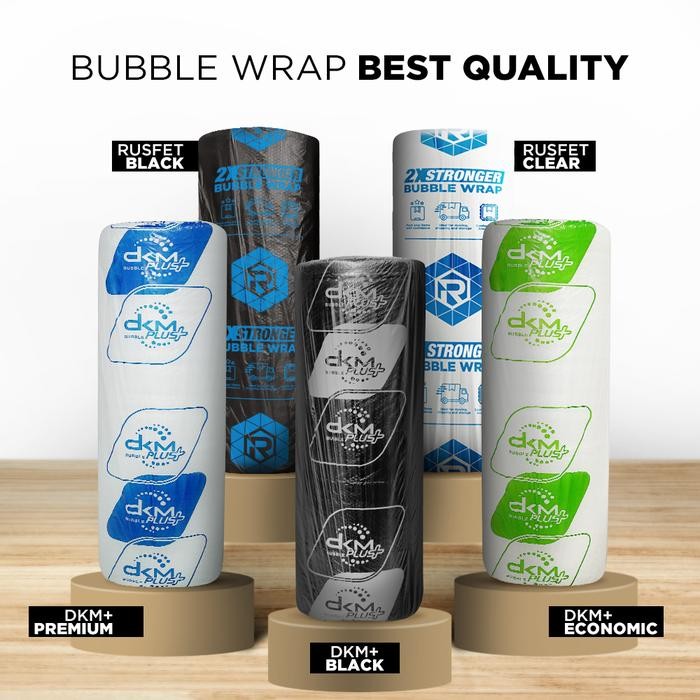 

Aman - Bubble Wrap Hitam Buble Wrap Bening 125Cm X 50M Dkm