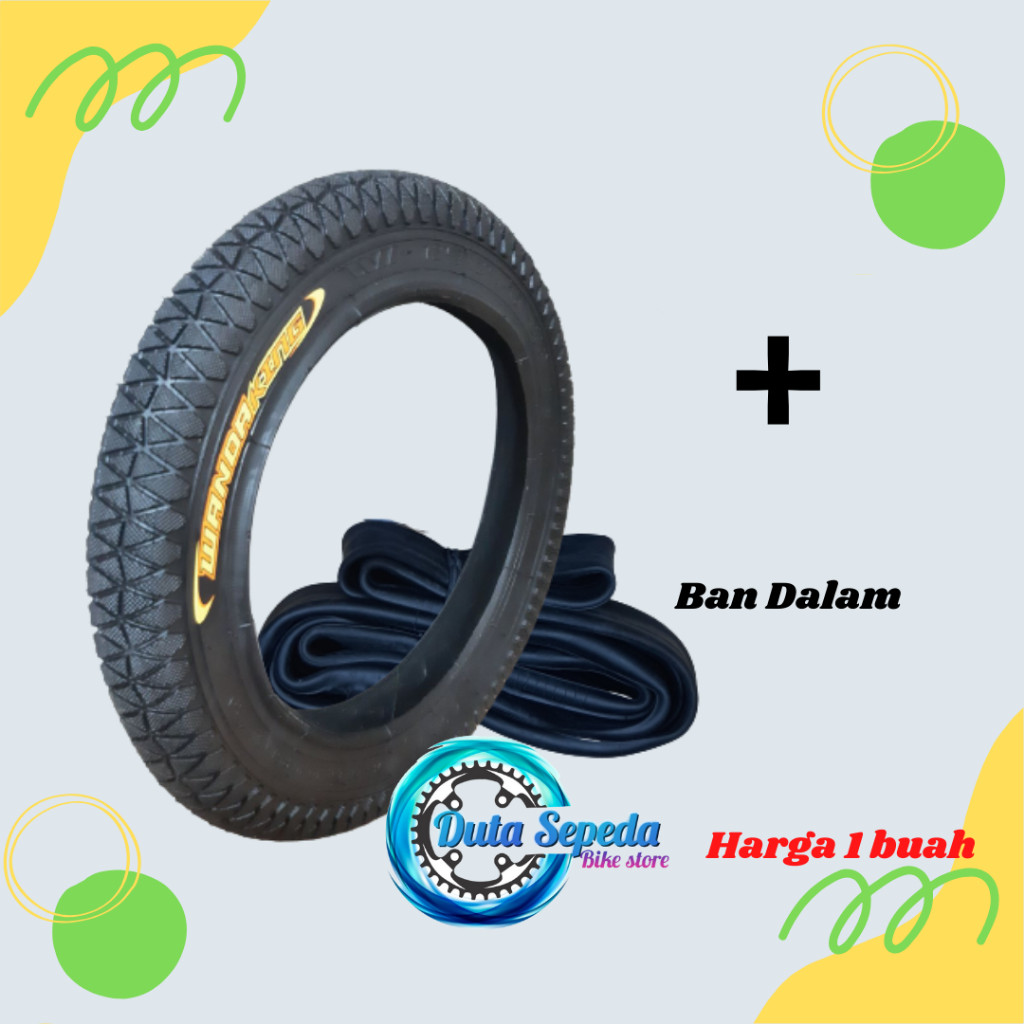 TREA Ban luar sepeda anak Laki ukuran 12 inch 12 X 2.125 atau 2 12 X 12 14