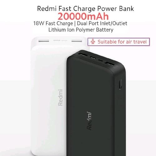 Powerbank 20000mah fast charging xiaomi Redmi powerbank 18w original resmi