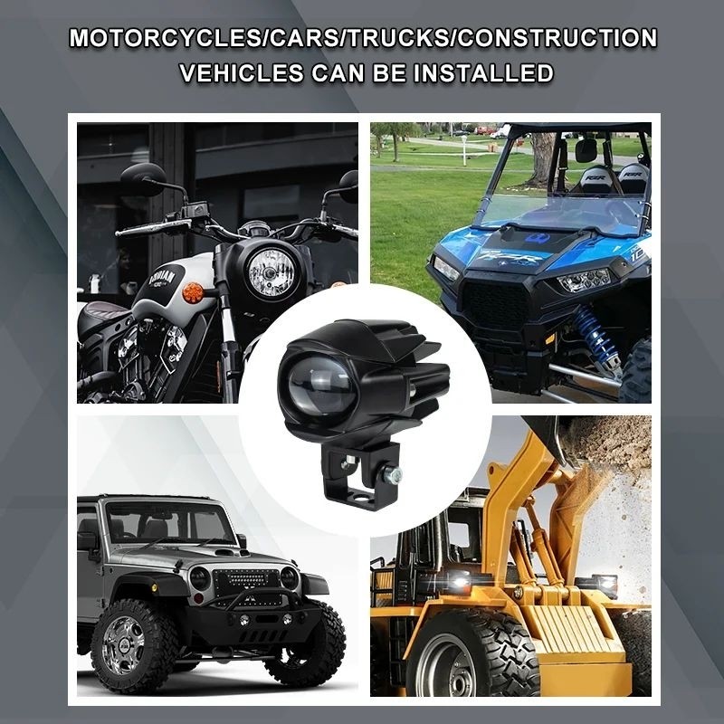 Lampu Sorot Daymaker 24 Volt LED SQL OWL Utama Mini Driving Lens Truk Bus Canter Putih Kuning 2